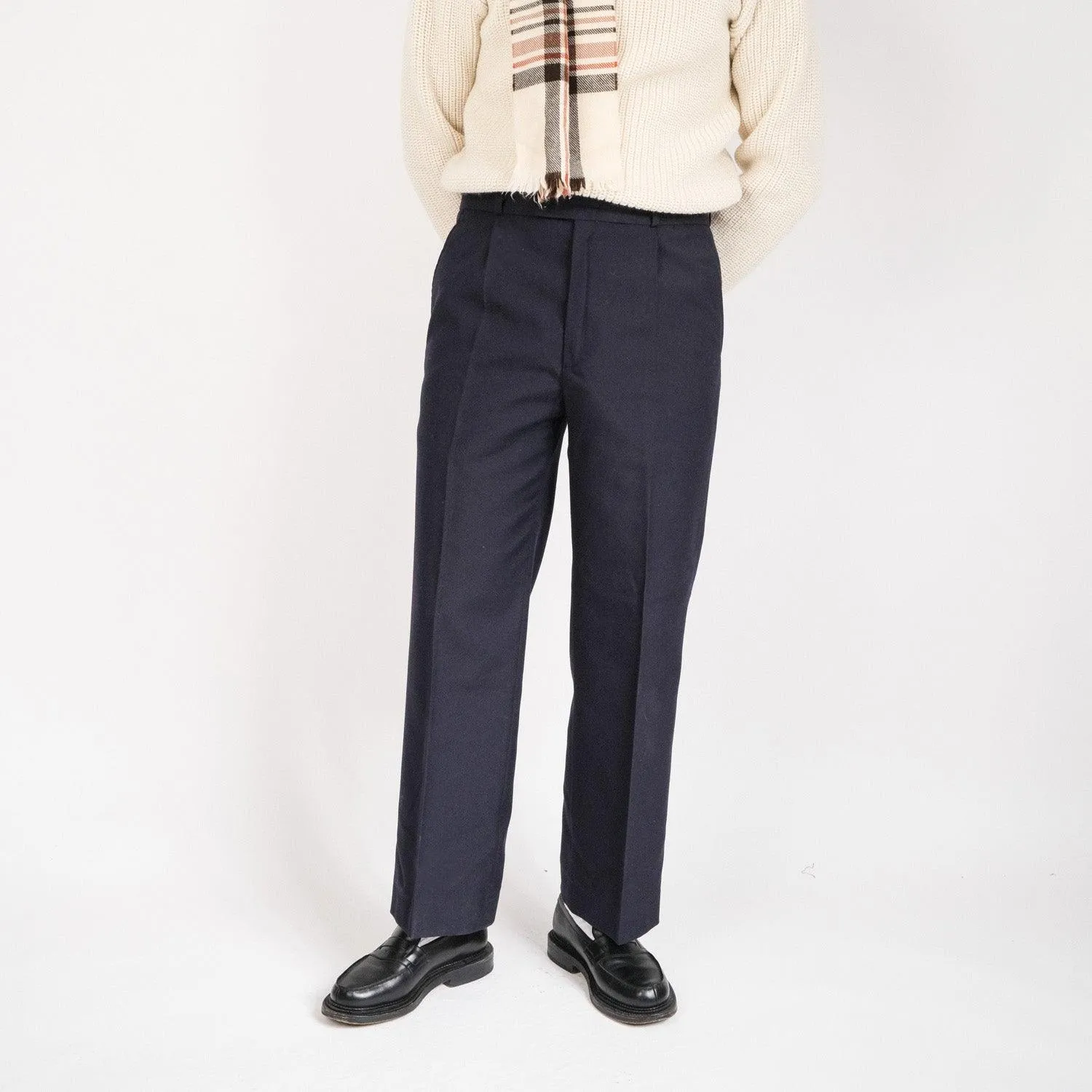 FRENCH NAVY TAILOR PANTS