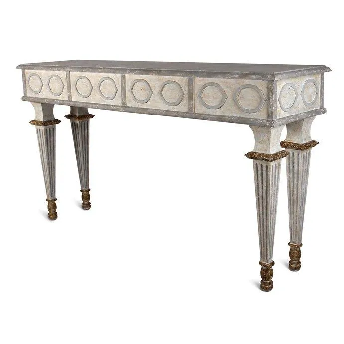 French Palais Gilded Console Table