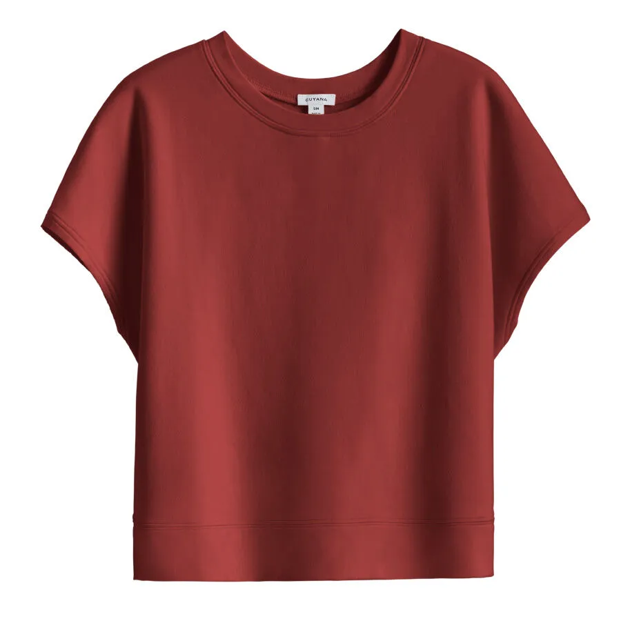 French Terry Short Sleeve Sweatshirt