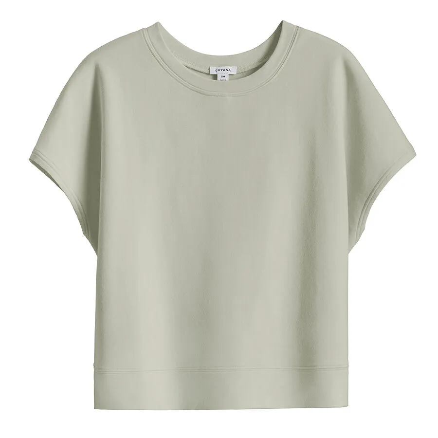 French Terry Short Sleeve Sweatshirt