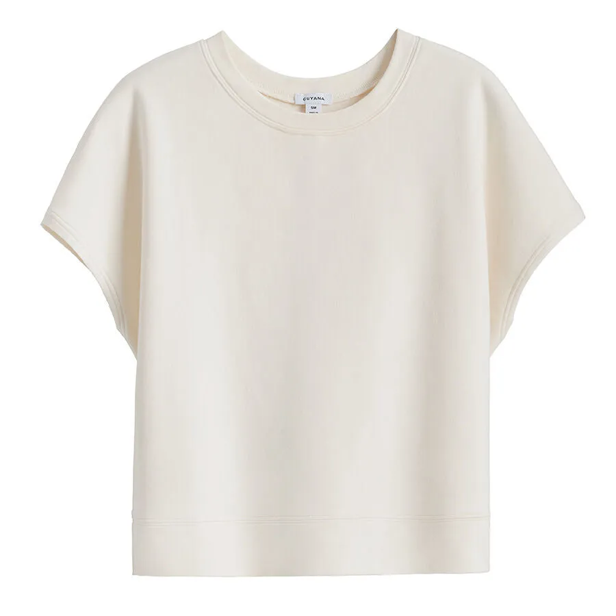 French Terry Short Sleeve Sweatshirt