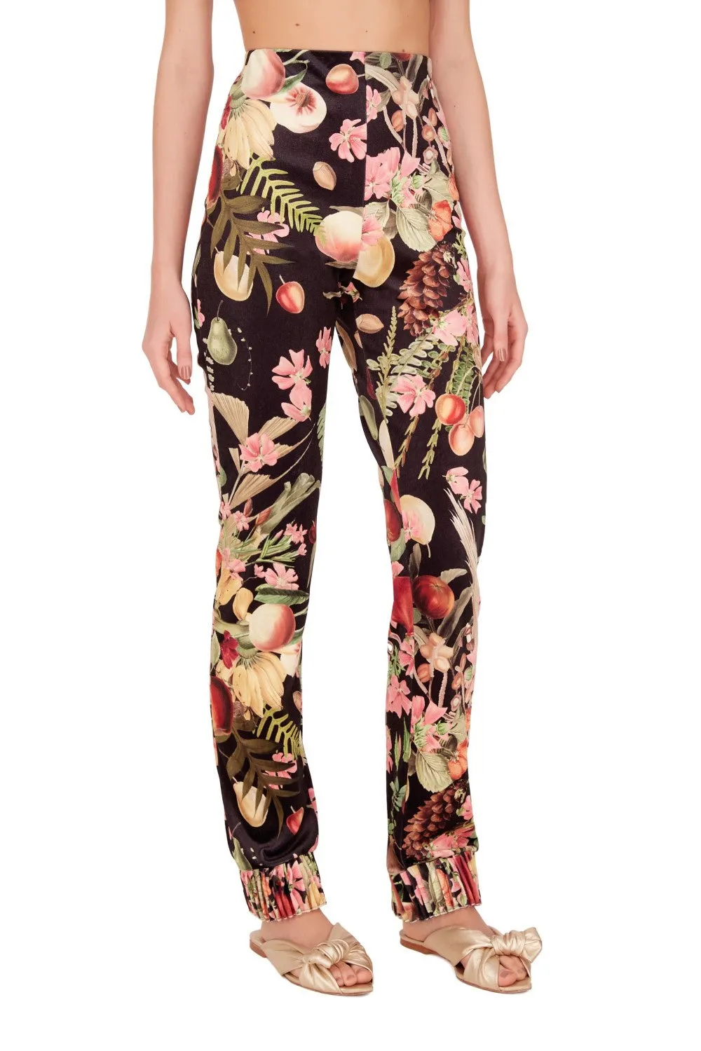 Fruits Exotiques High-Waisted Pants With Frills