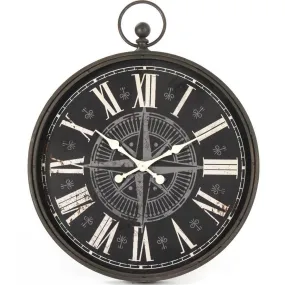 Grand Black Etoile Clock