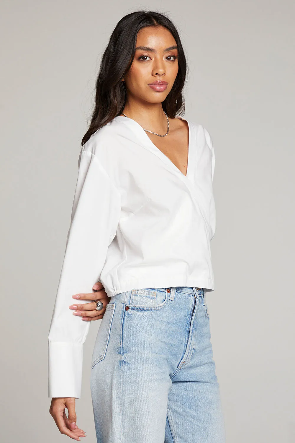 Haleyy White Blouse