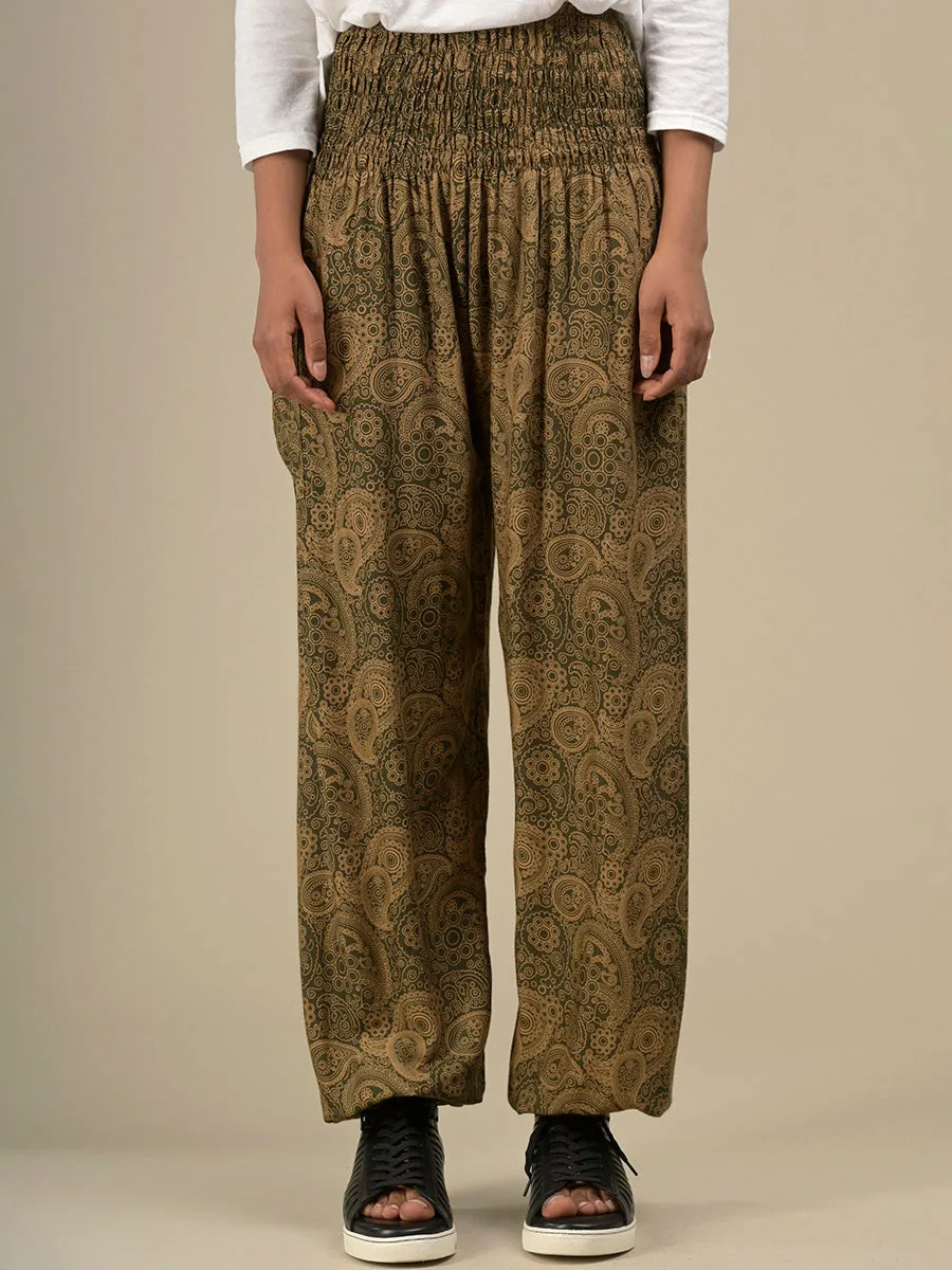 Harem Pants Original - Paisley High Crotch