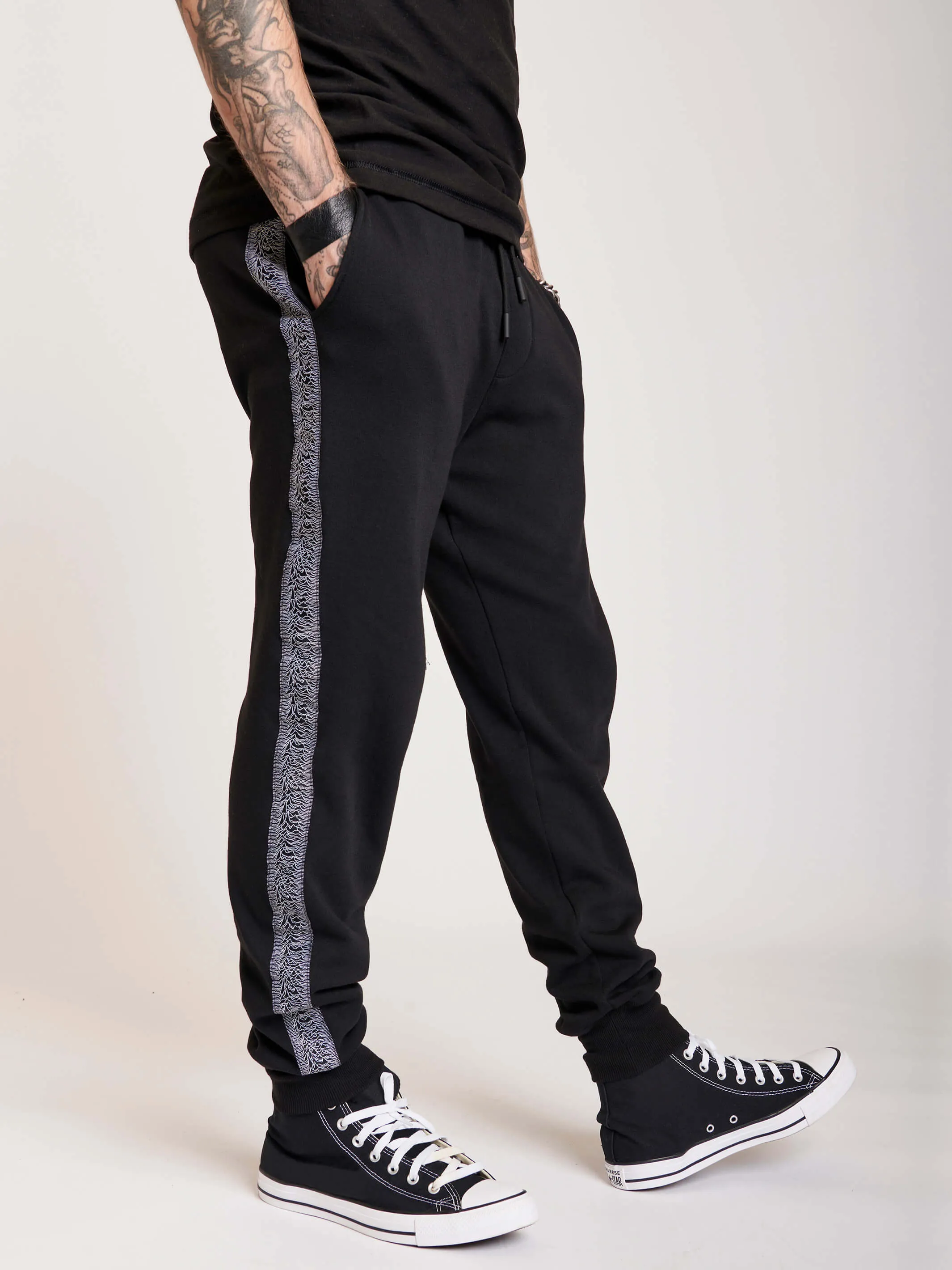 Joy Division Unknown Pleasures Track Jogger Pants for Men and Women