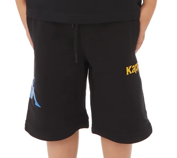 KAPPA SANGONE SHORTS - RED/YELLOW/BLACK