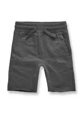 Kids Palma French Terry Shorts (Charcoal)