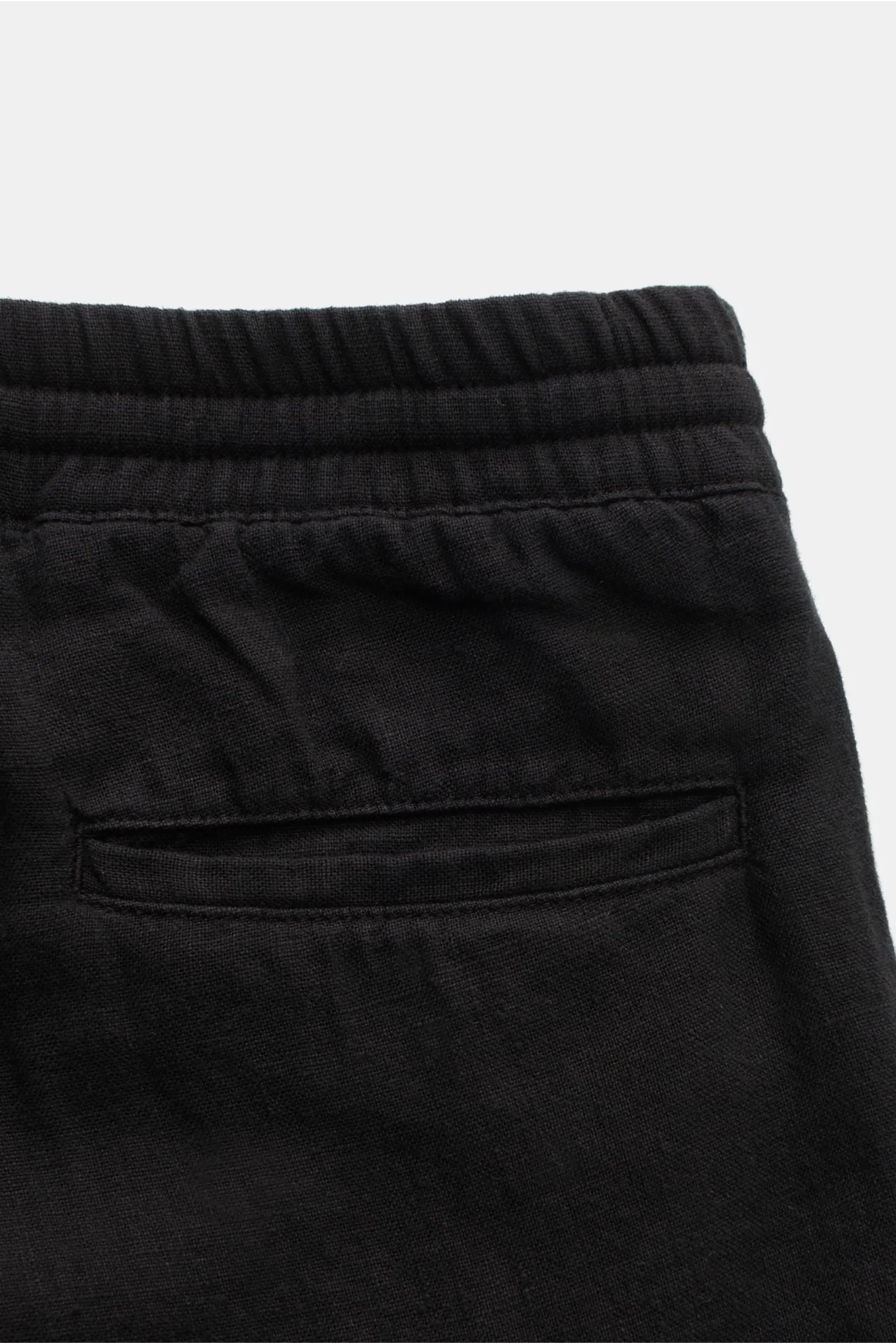 Linen Cargo Jogger | Charcoal