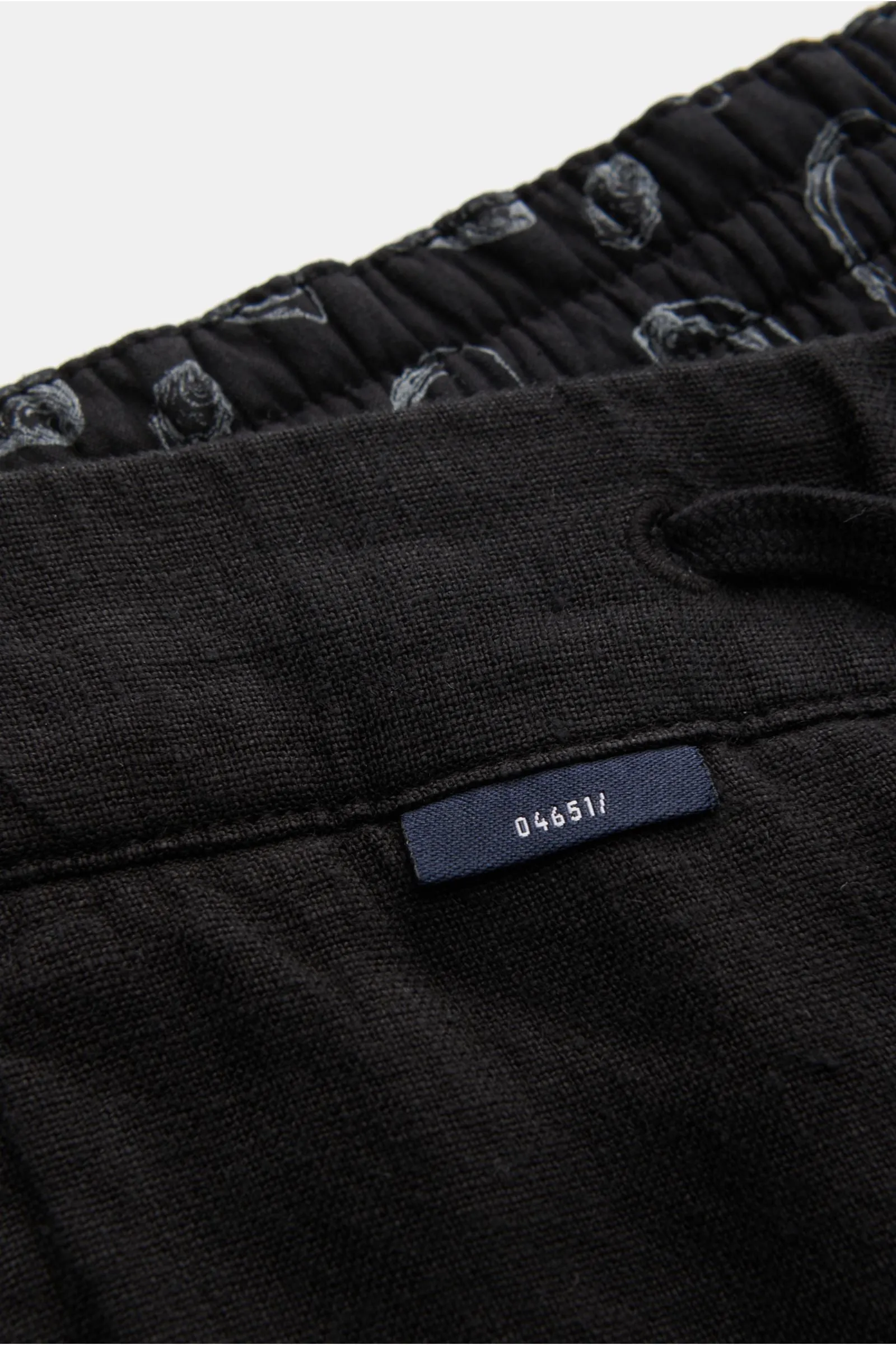 Linen Cargo Jogger | Charcoal