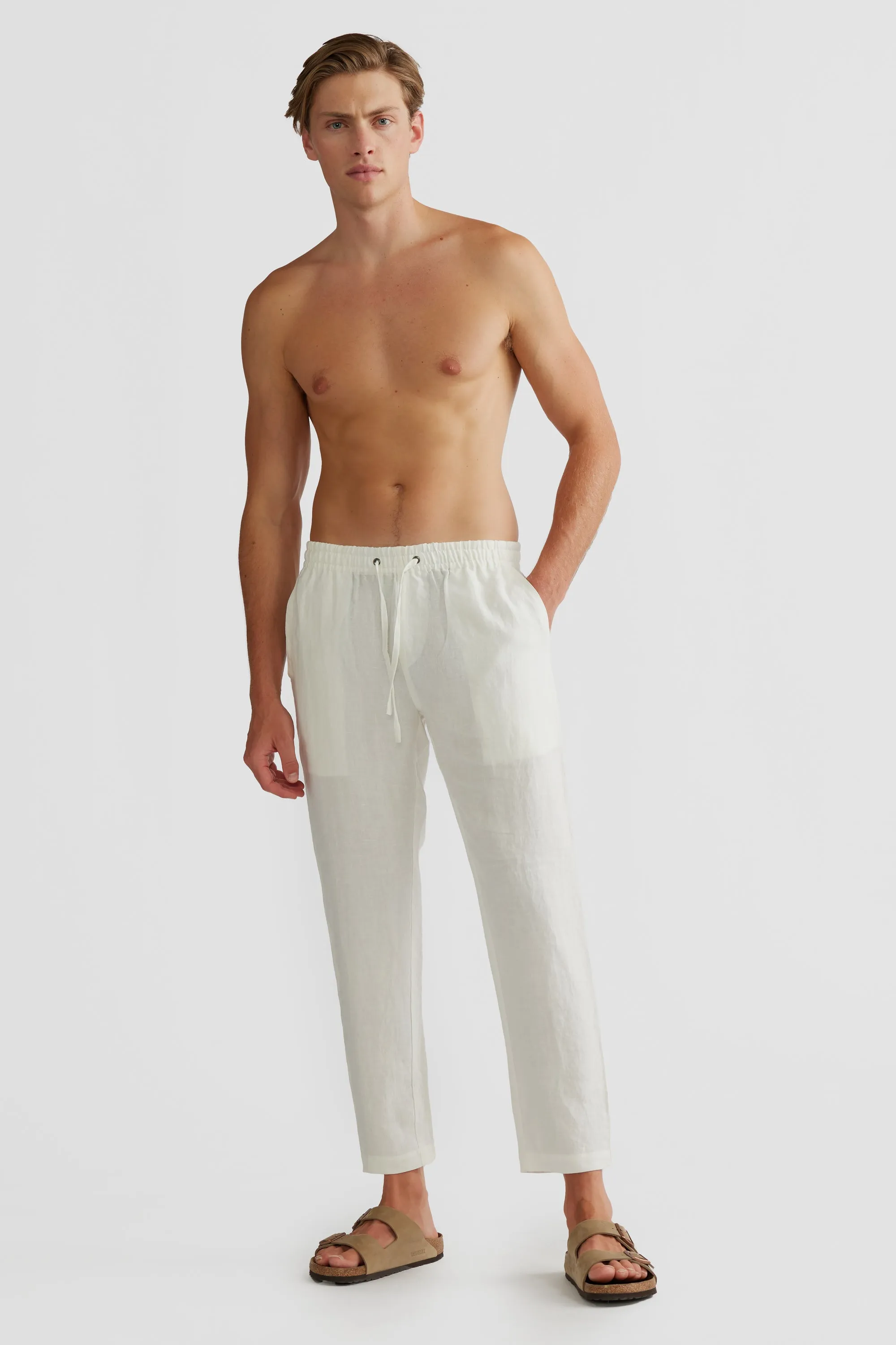 Linen Pants White