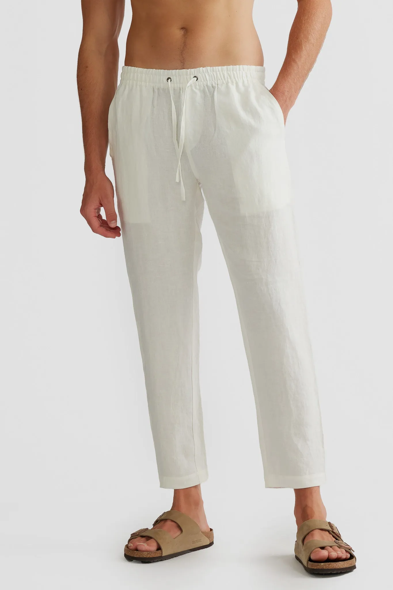 Linen Pants White