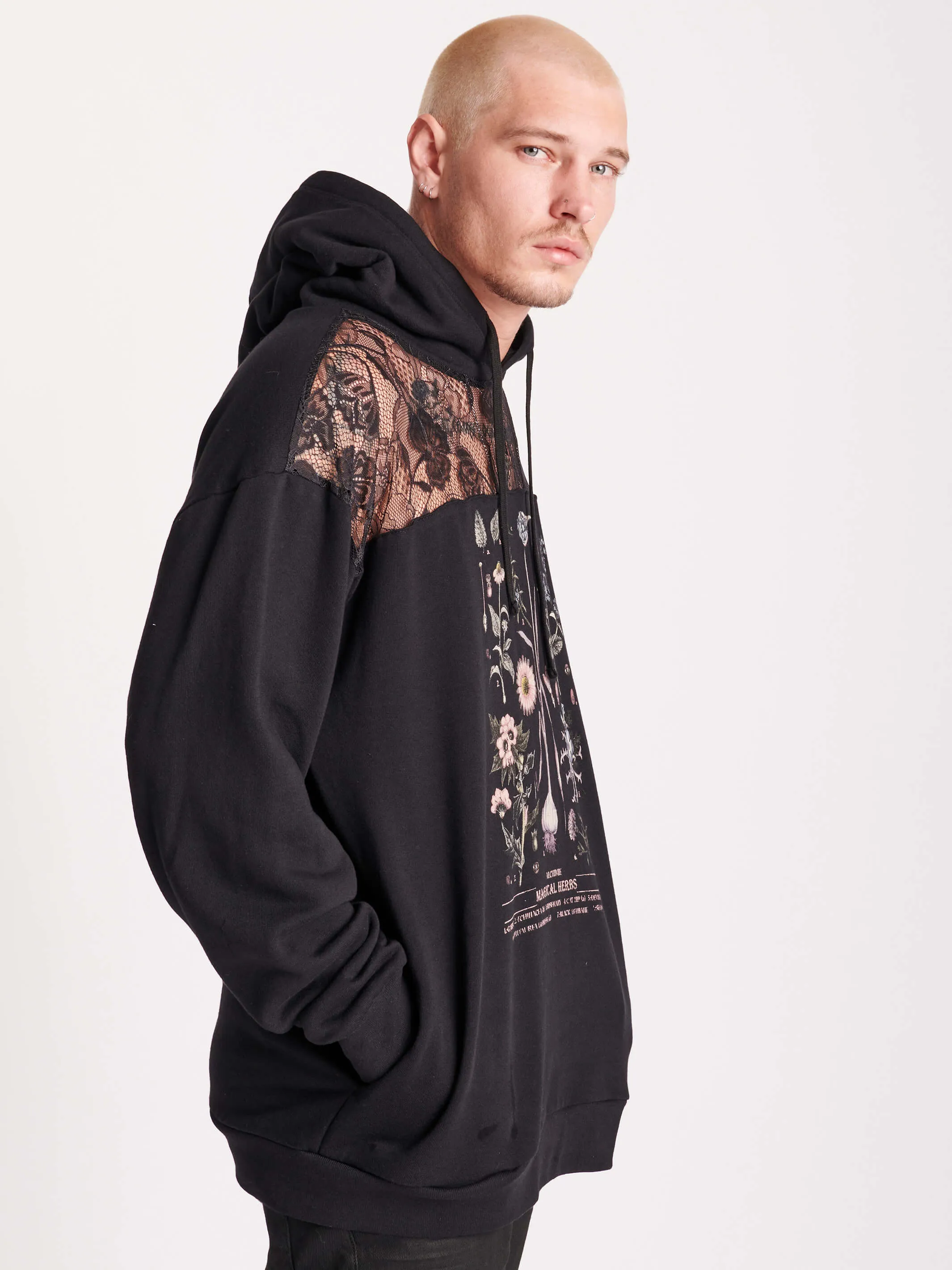 Magical Herbs Lace Hoodie