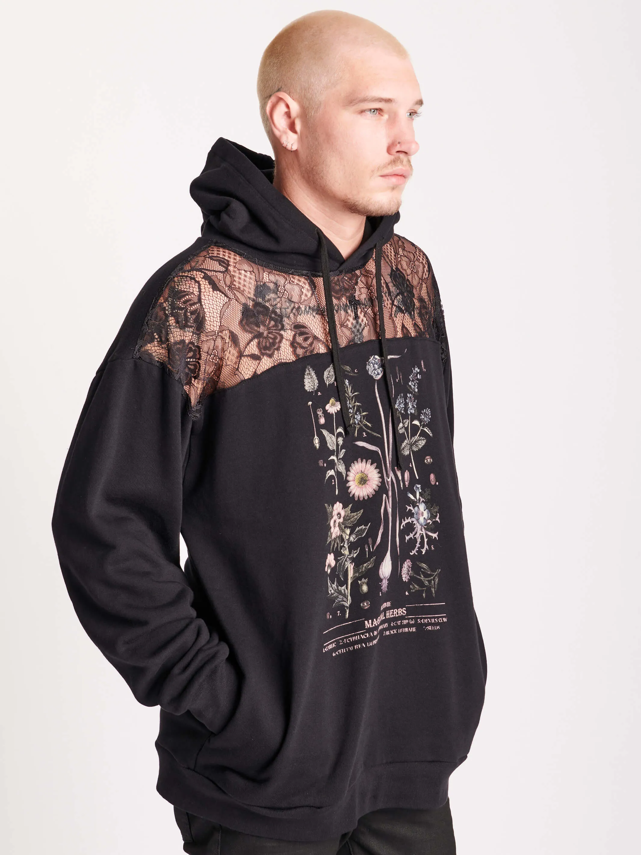 Magical Herbs Lace Hoodie