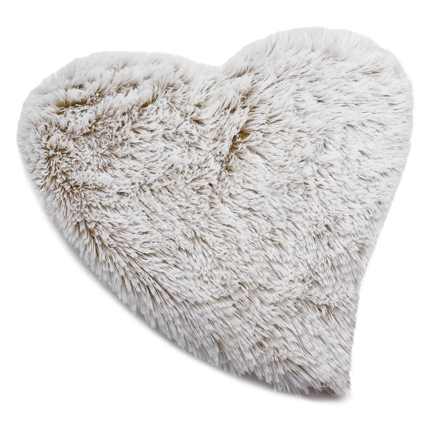 Marshmallow Brown Warmies Heart Heat Pad