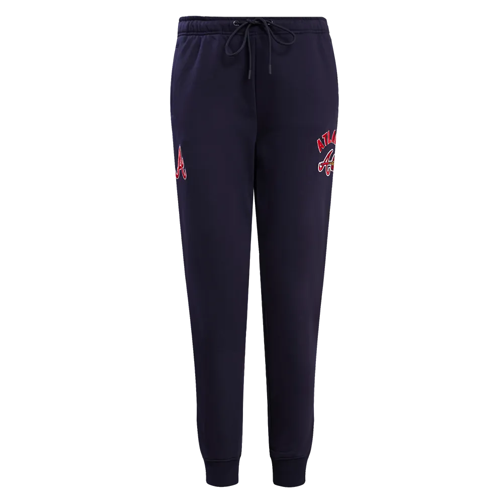 MLB ATLANTA BRAVES CLASSIC WOMEN'S SWEATPANT (MIDNIGHT NAVY)