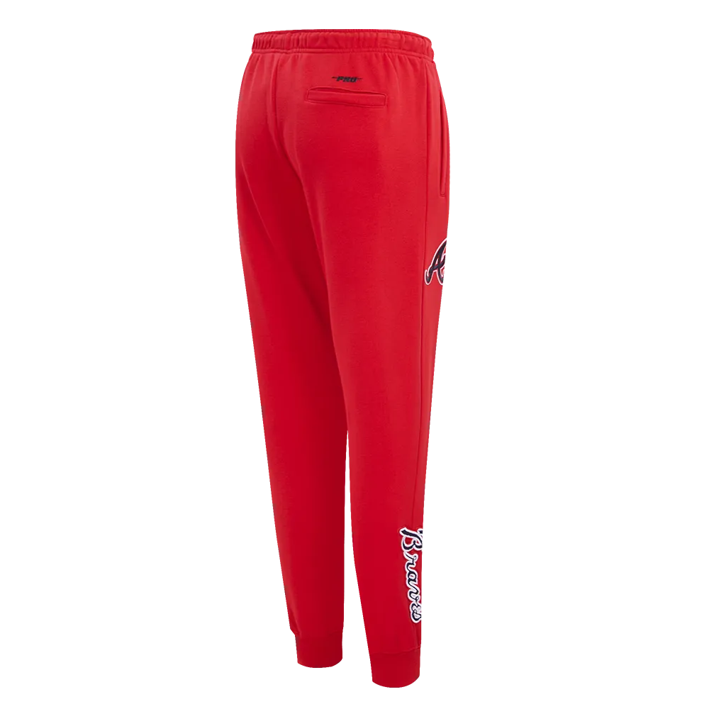 MLB ATLANTA BRAVES CLASSIC WOMEN'S SWEATPANT (RED)