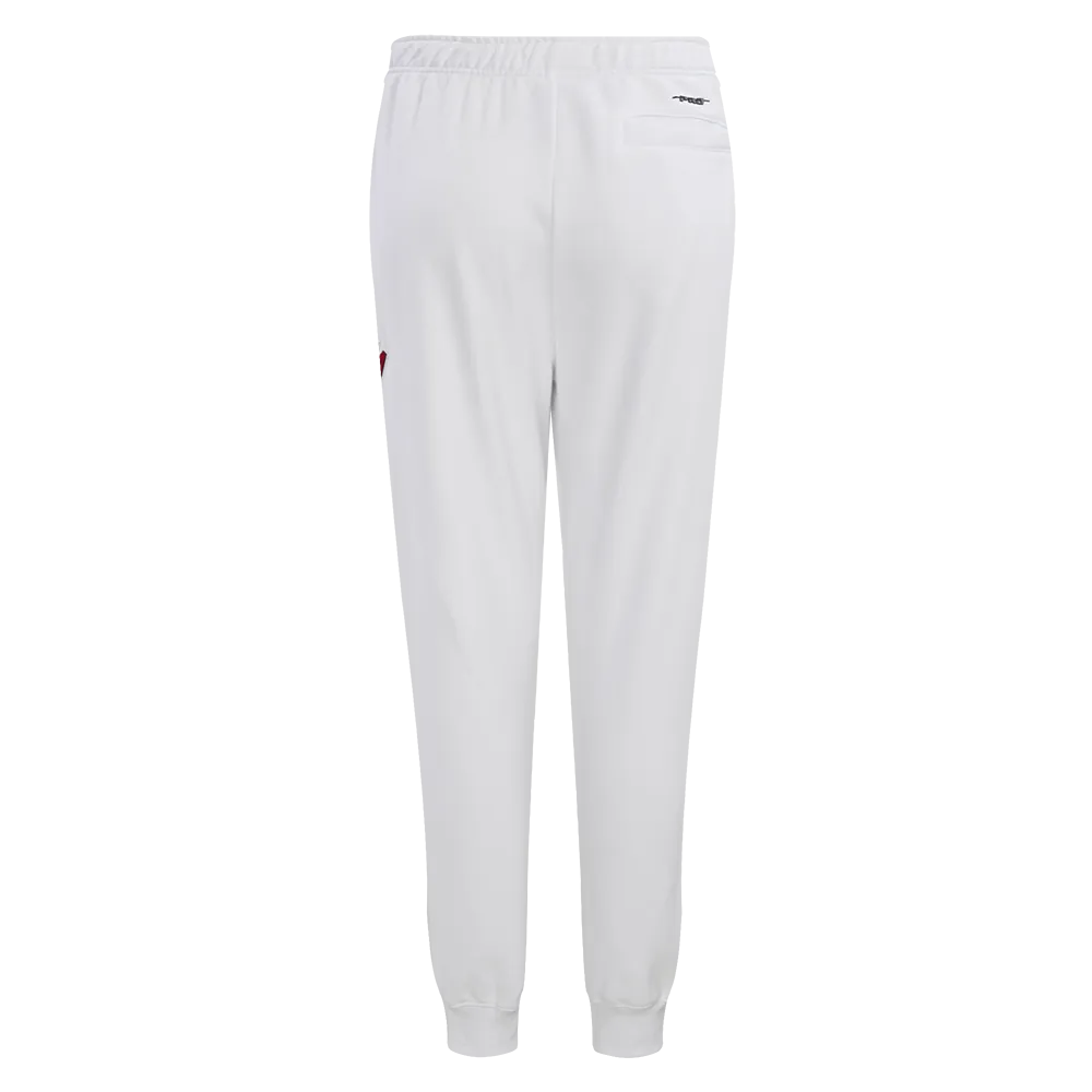 MLB ATLANTA BRAVES CLASSIC WOMEN'S SWEATPANT (WHITE)