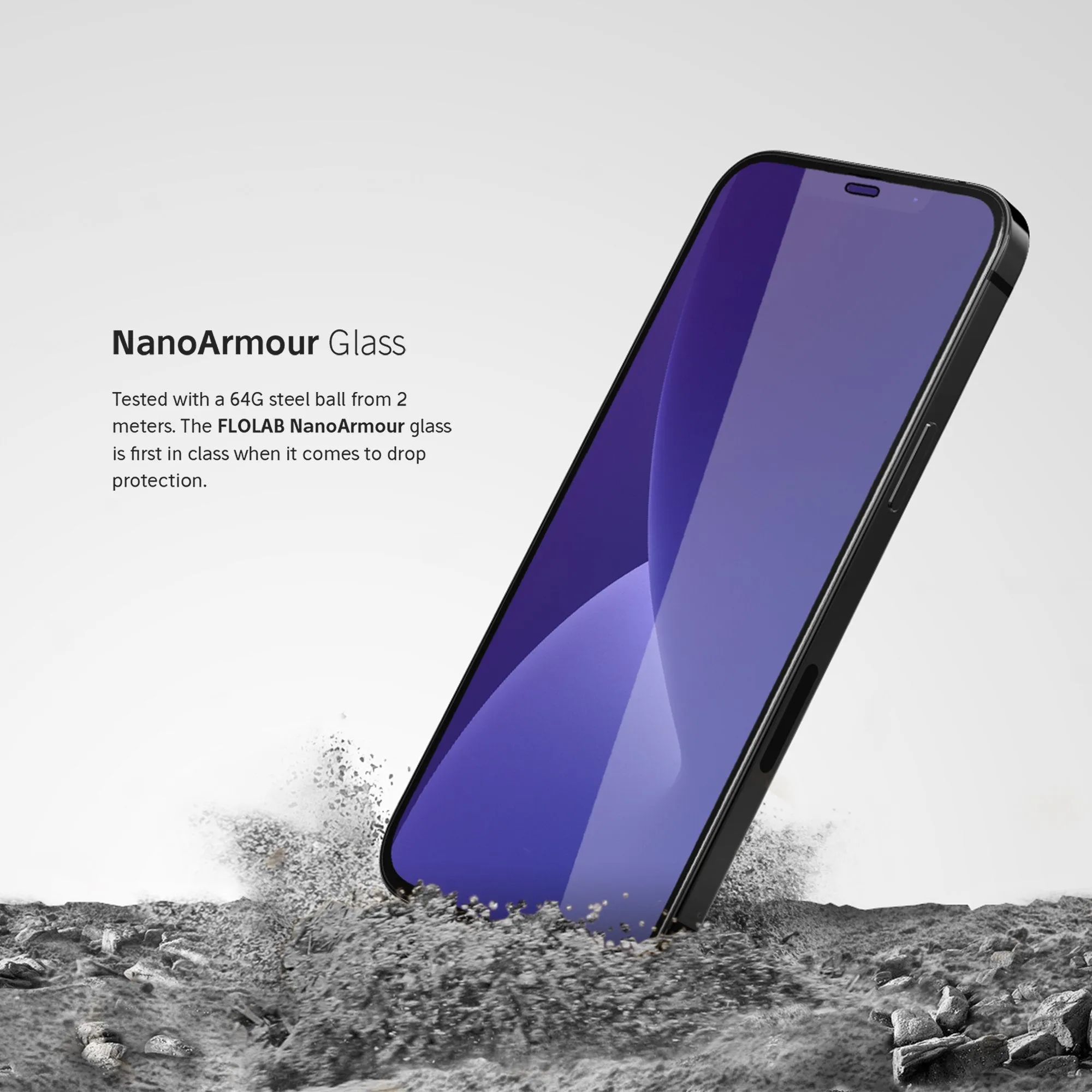 NanoArmour 12 Pro Max Anti-Blue light Screen Protector Antimicrobial Edge-to-Edge