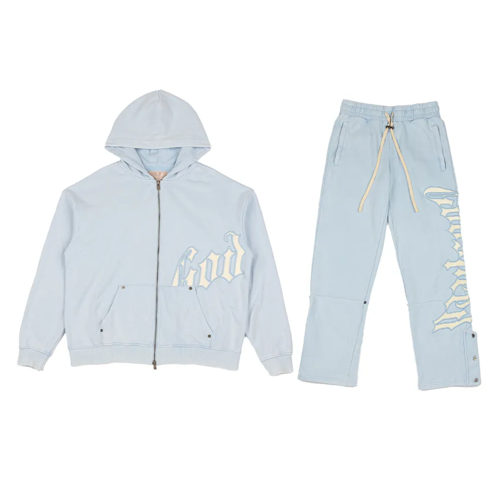 Chic OG Logo Sweatsuit in Ice Blue