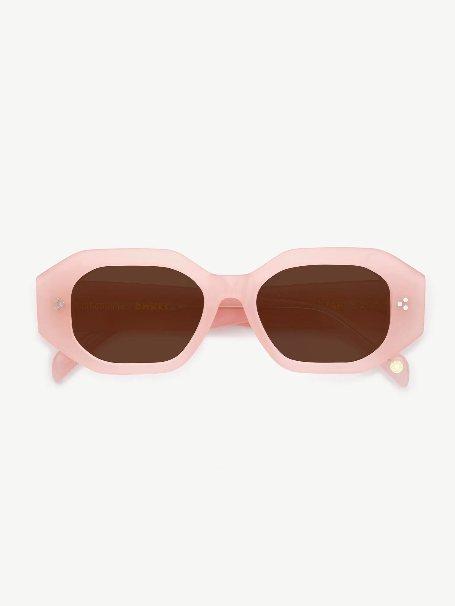 OMNES x bloobloom limited edition sunglasses in flamingo