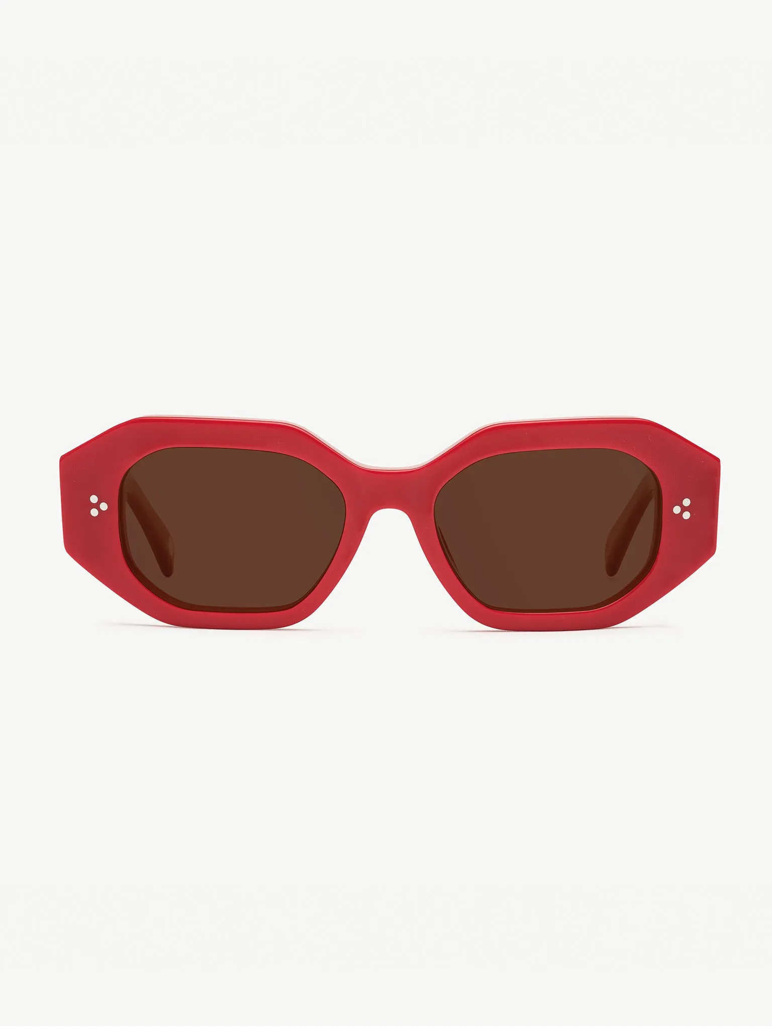 OMNES x bloobloom limited edition sunglasses in Ruby