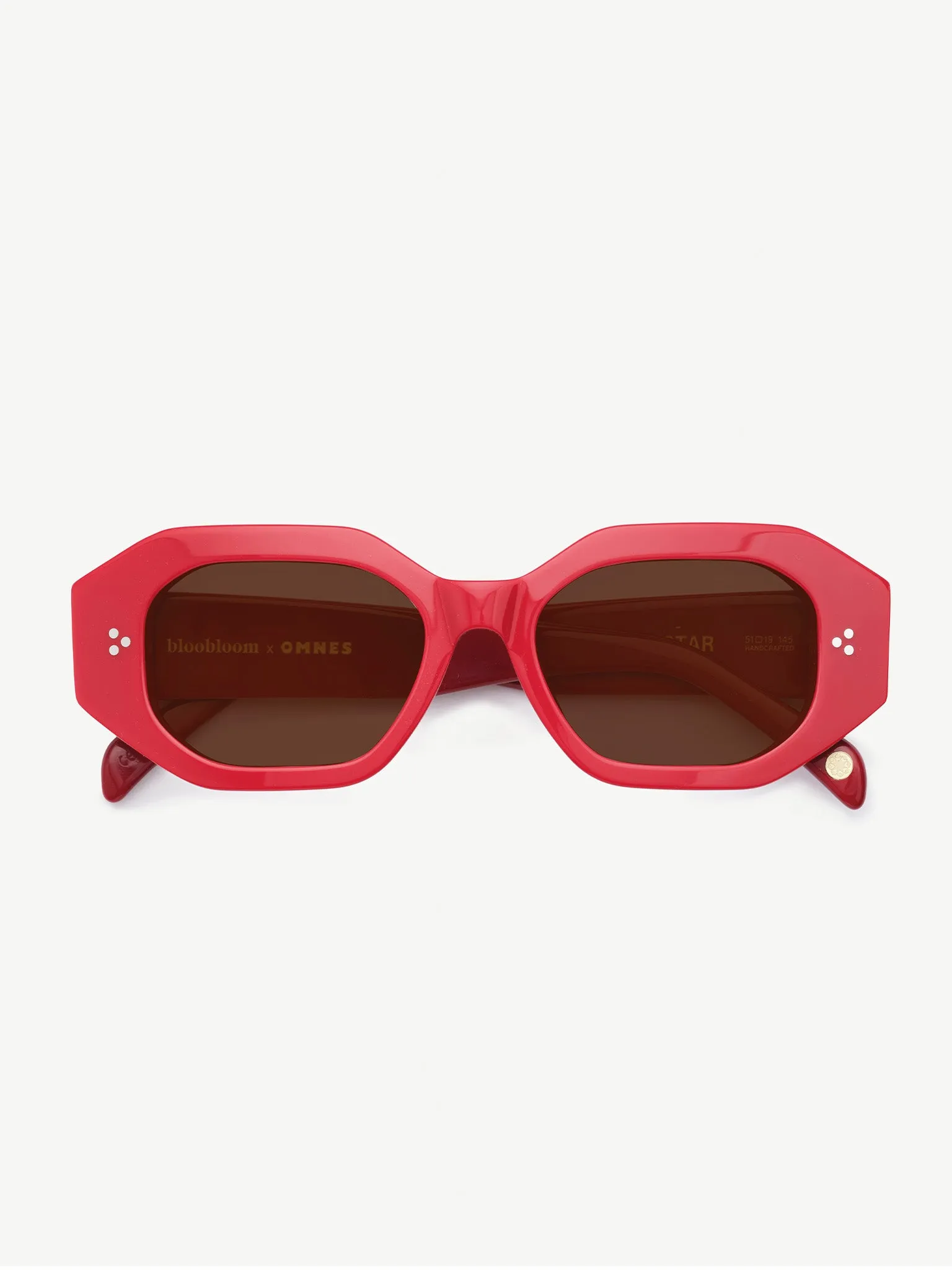 OMNES x bloobloom limited edition sunglasses in Ruby