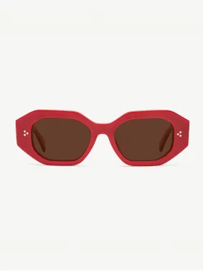 OMNES x bloobloom limited edition sunglasses in Ruby