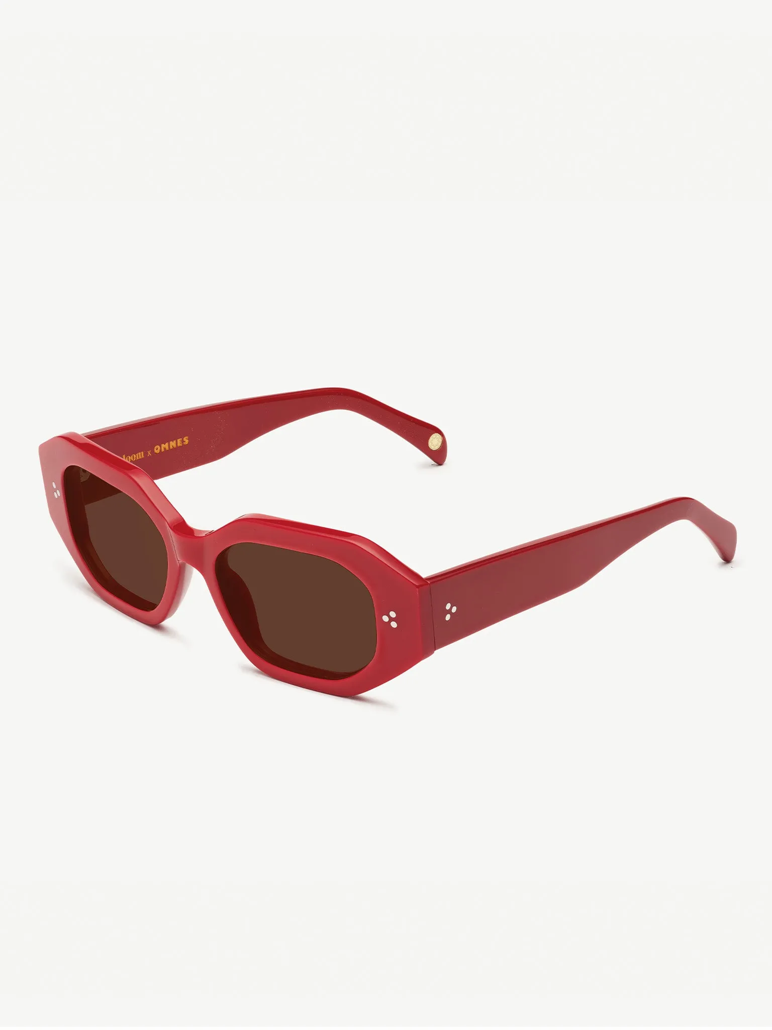 OMNES x bloobloom limited edition sunglasses in Ruby