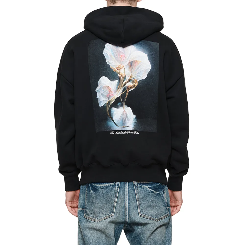 Oversized Bloom Hoodie 'Black'