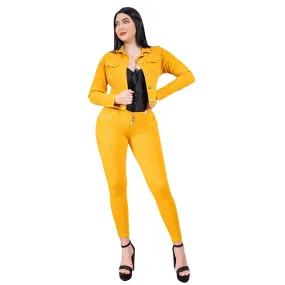 Pantalón Amarillo French Terry