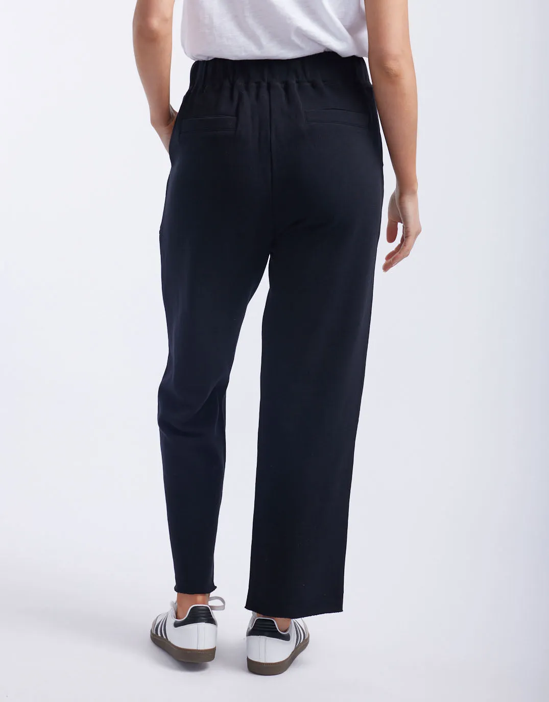 Raw Edge Lounge Pant - Black