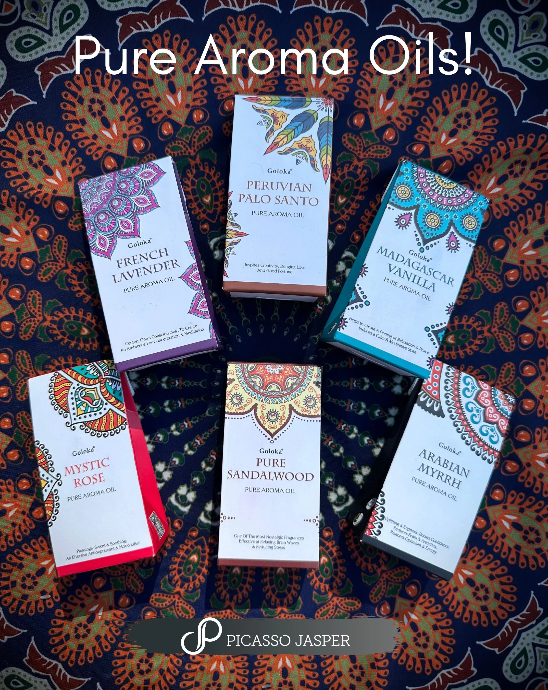 Scents for a Goddess, Aromatherapy Oils