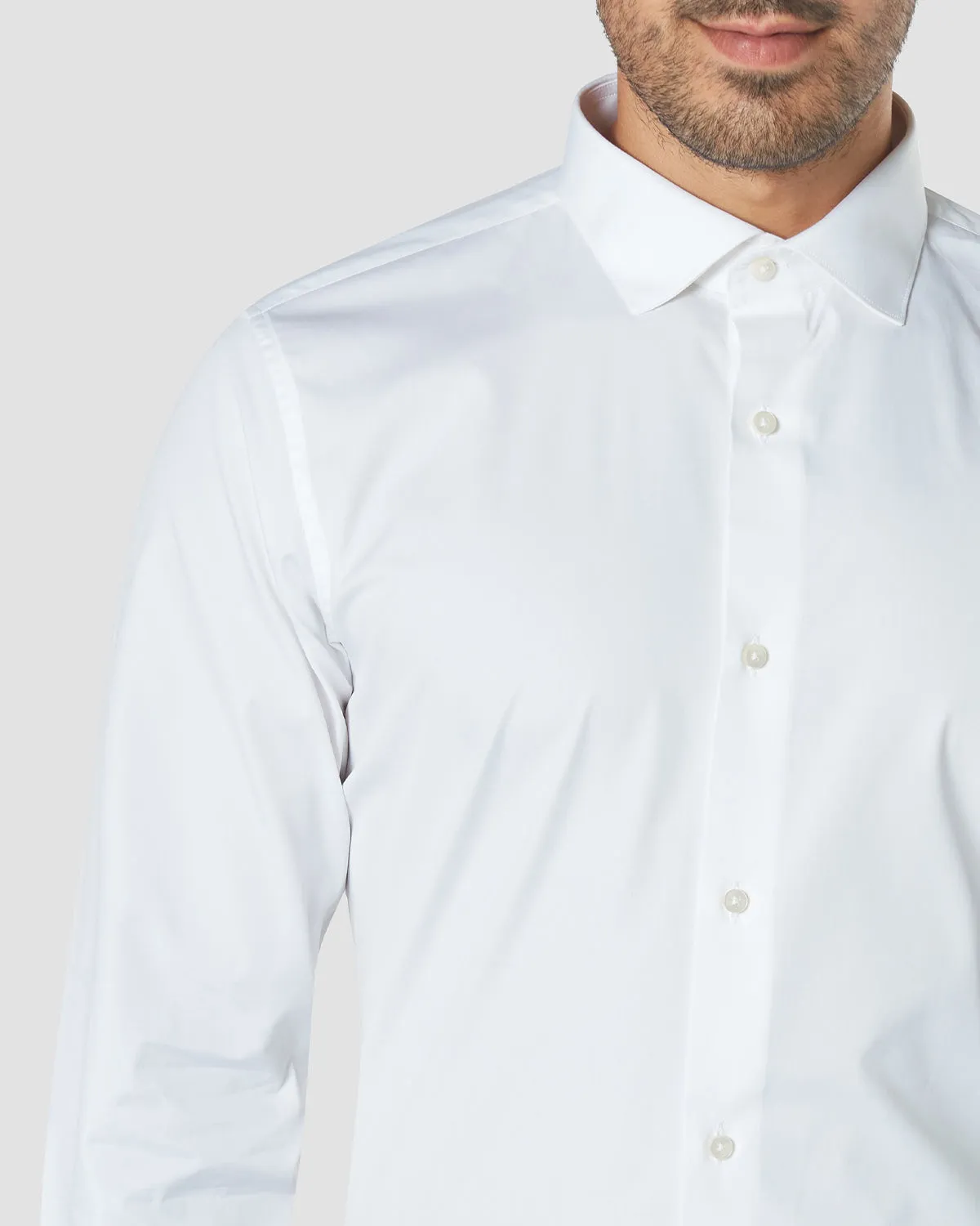 Soktas 3-Button Cuff Shirt - White