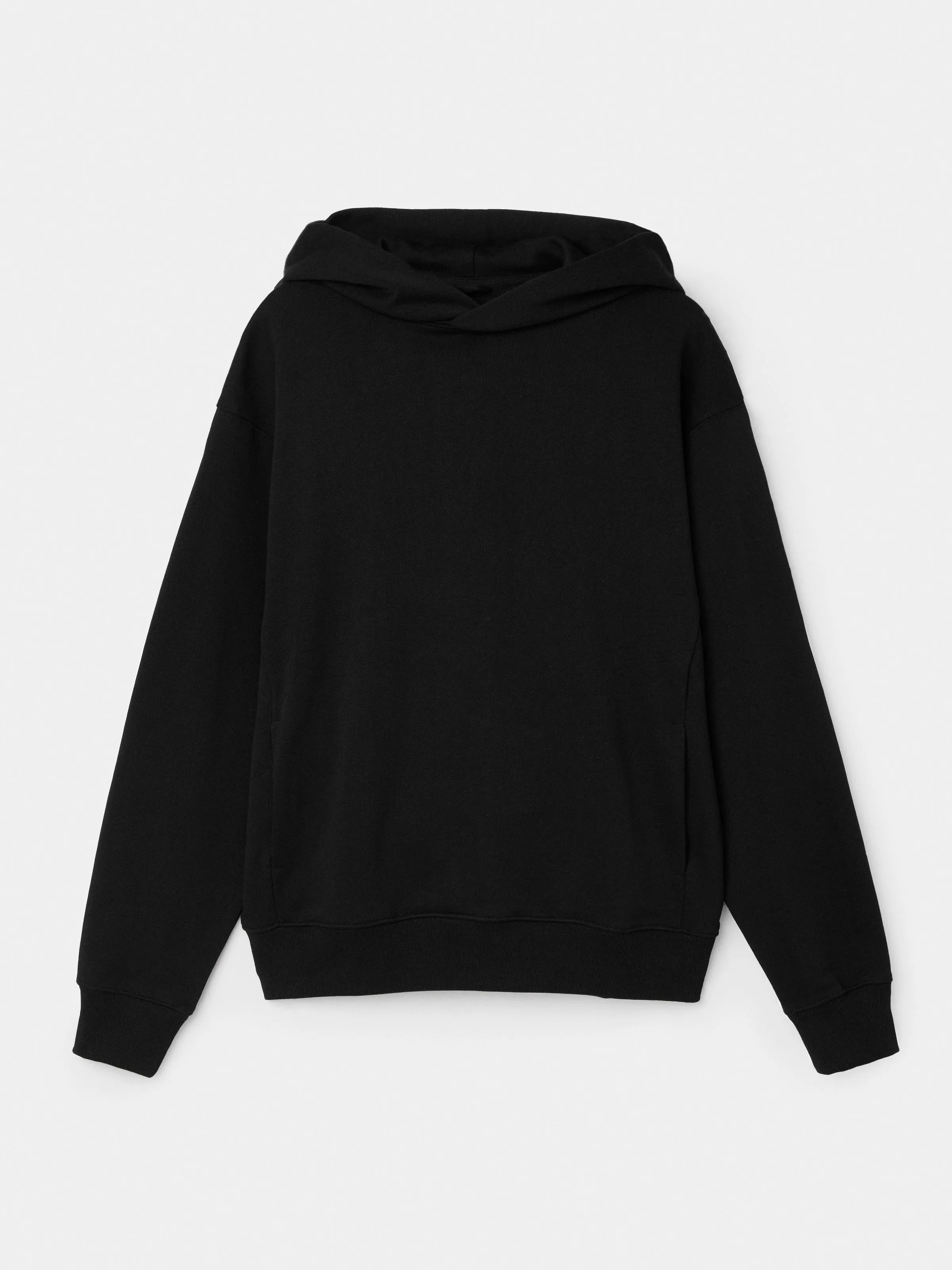 The French Terry Hoodie in Black