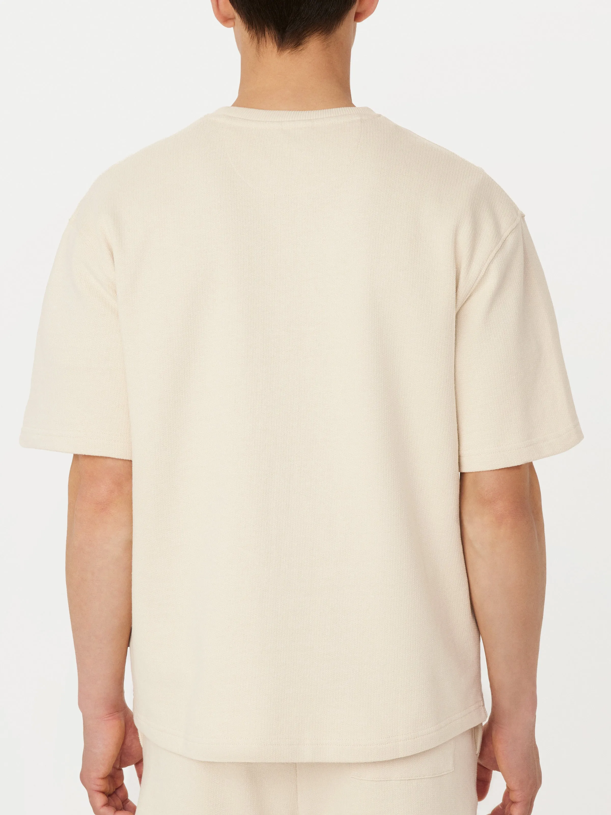 The French Terry T-Shirt in Oatmeal