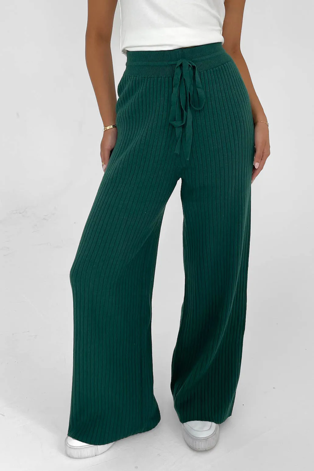 Unwritten Love Knit Pants in Green