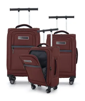 Vi Collection | 3PC Wing-On Luggage Set