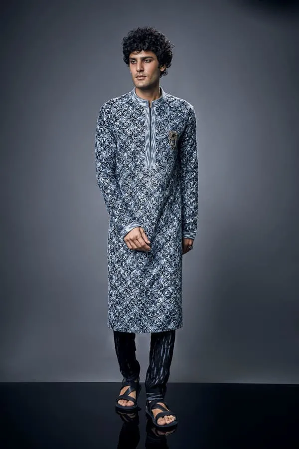 Vine of Troy Kurta Set - Agathon