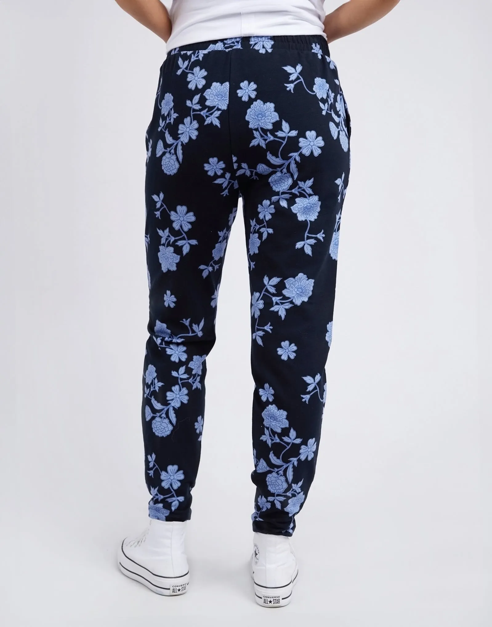 Wallpaper Lounge Pant Navy Floral