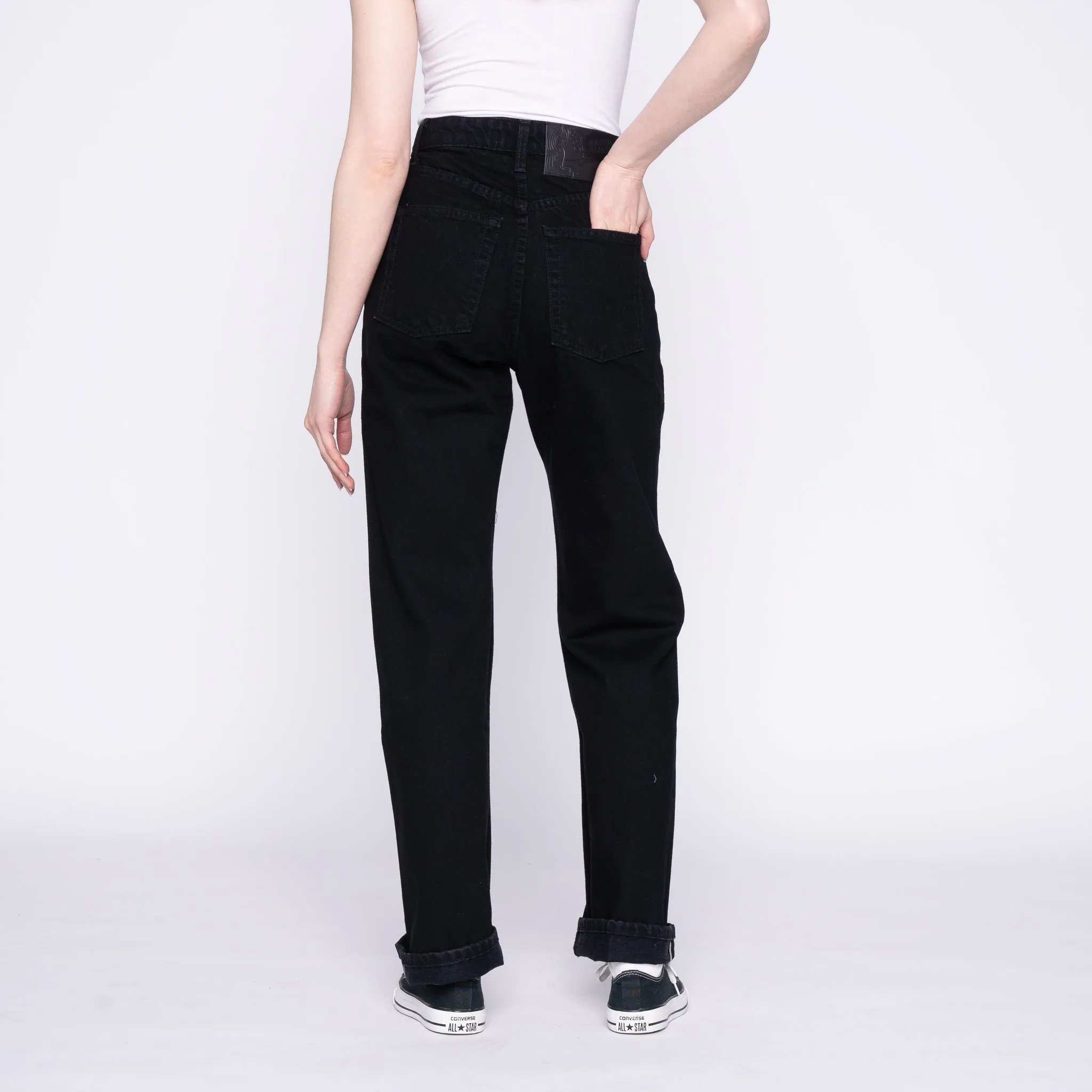 Women's - Classic - Solid Black Selvedge