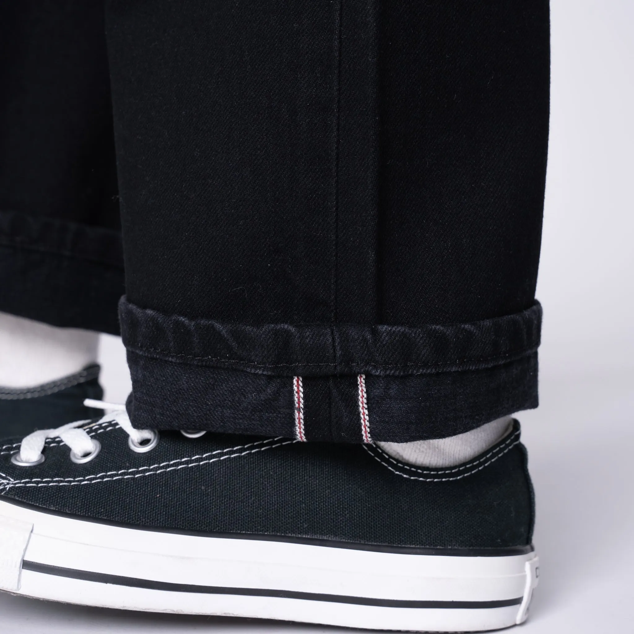 Women's - Classic - Solid Black Selvedge