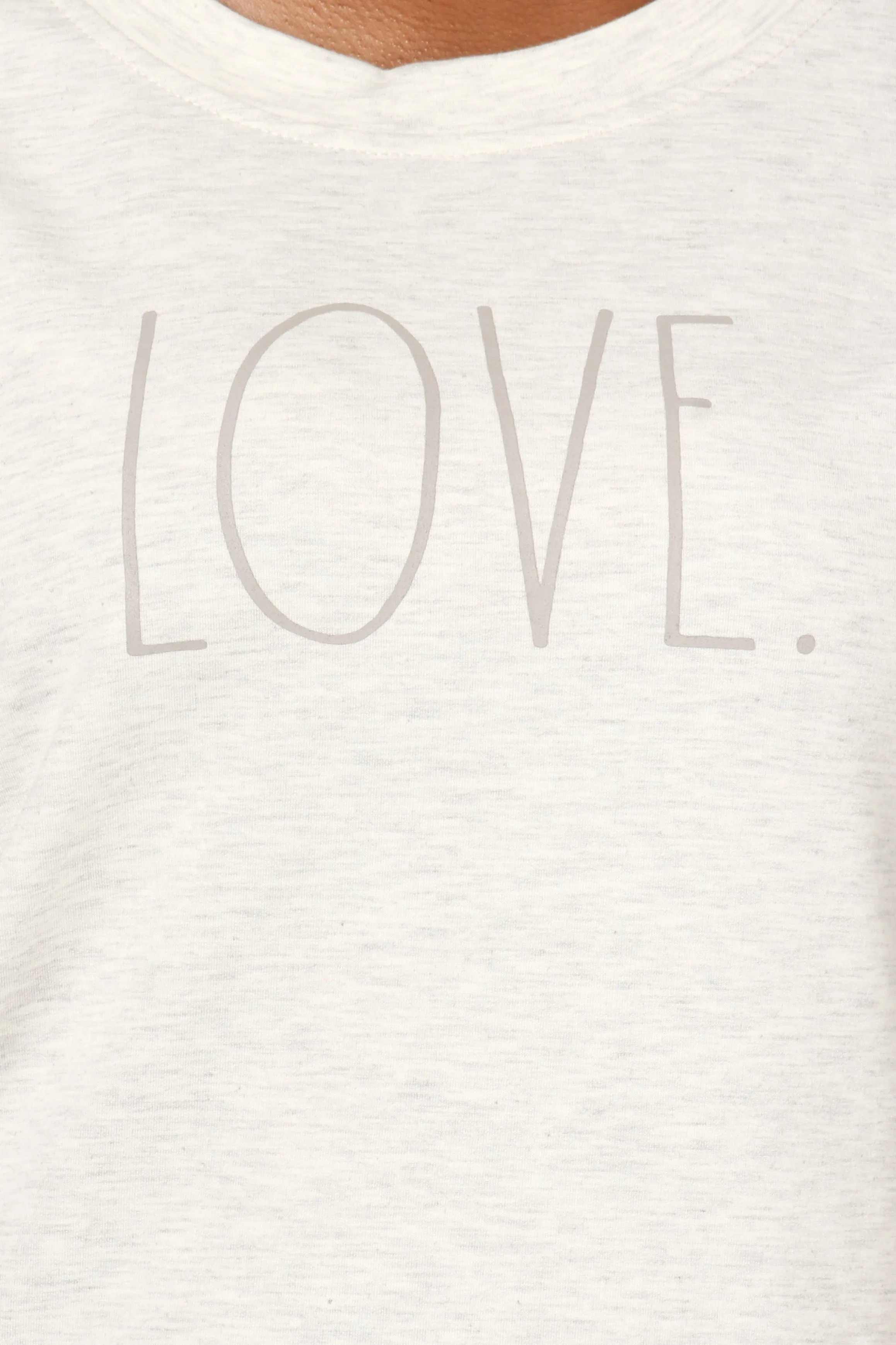 Women's "LOVE" Oversized Drop Sleeve T-Shirt