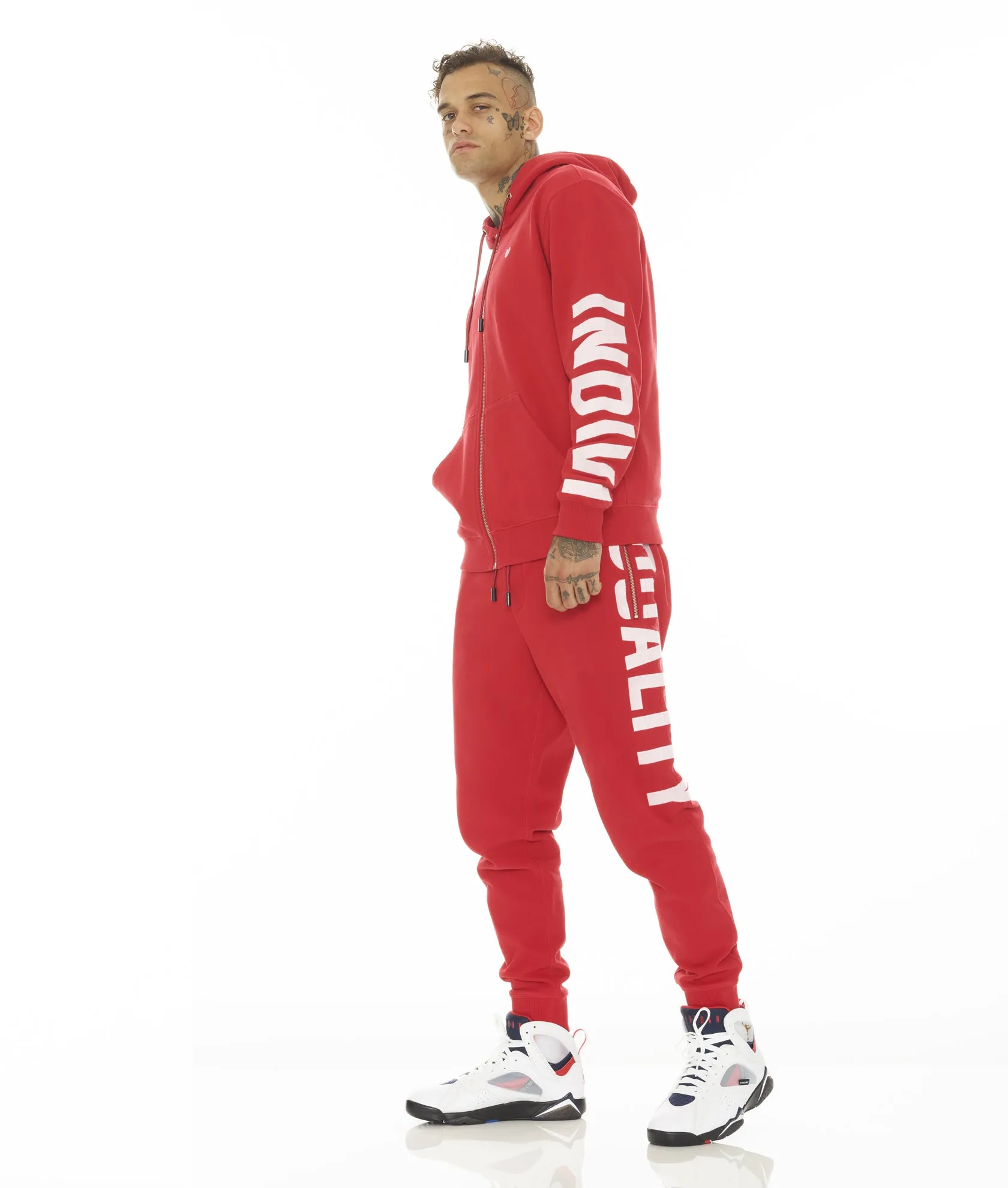 ZIP HOODY W/MATCHING SWEAT PANT (SOLD AS SET)